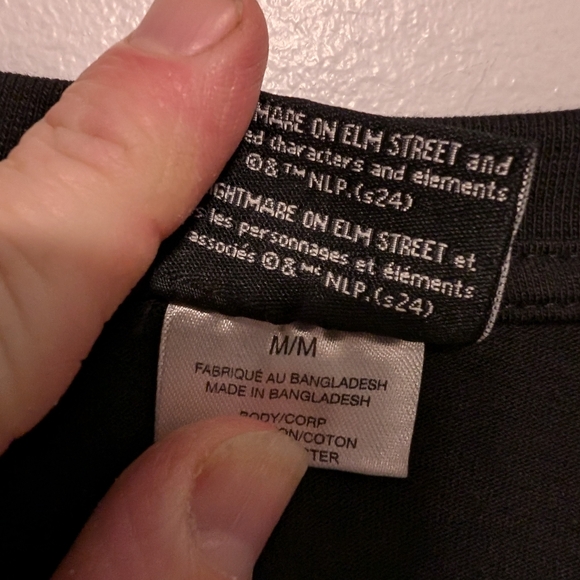 Mens Shirts Freddy Kruger Nightmare On Elm Street Brand New with tag Size MM - Picture 3 of 3